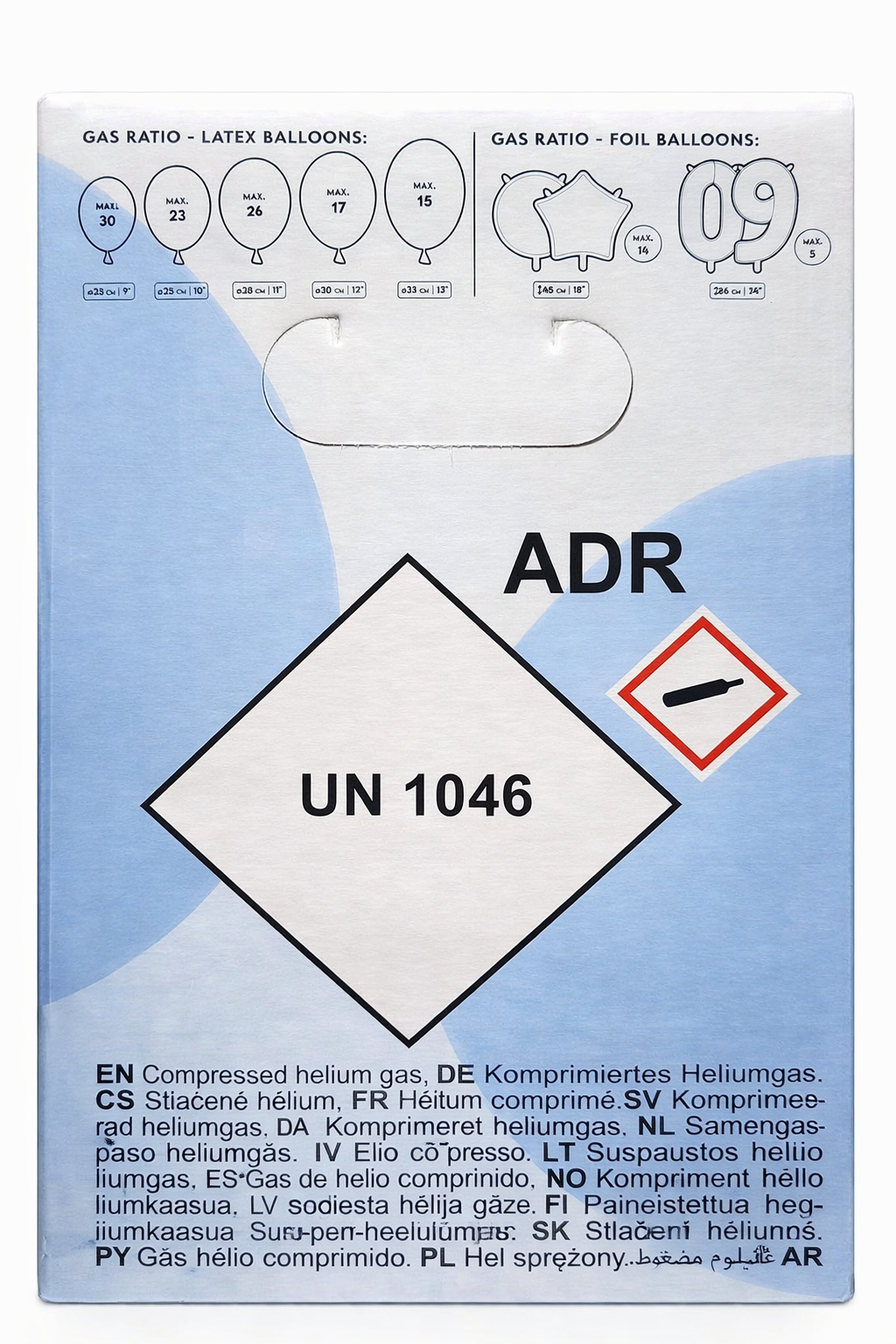 Heelium õhupalli info