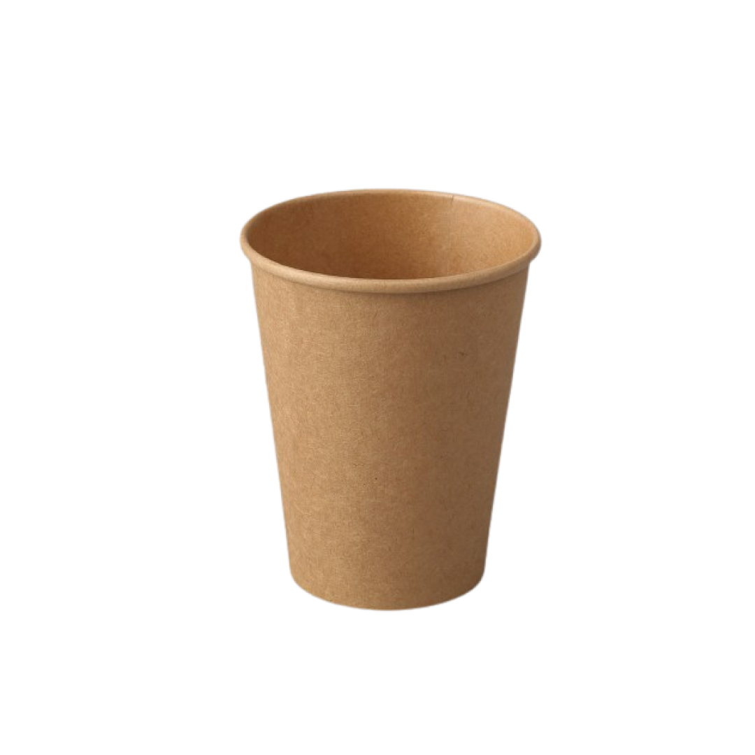 Ühekordsed sööginõud, pappkohvitops, pruun, 350ml