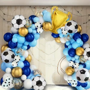 Jalgpalliteemaline peokomplekt – 160 osa