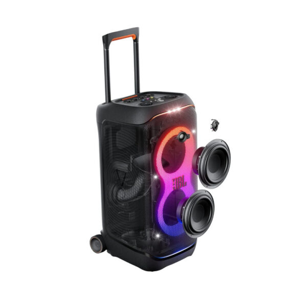 Bluetooth kõlari rent koos kahe mikrofoniga-JBL PartyBox Stage 320