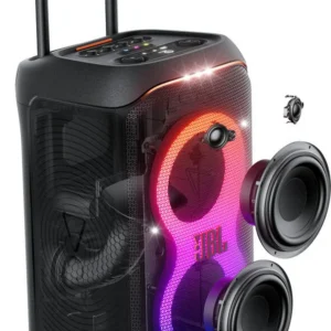 Bluetooth kõlari rent koos kahe mikrofoniga-JBL PartyBox Stage 320