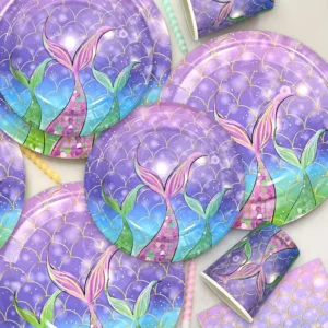 50-osaline Merineitsi peokomplekt – sära nagu veealune printsess!