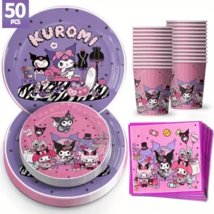 50-osaline Kuromi stiilipeo komplekt – armsalt ulakas ja vapustavalt eriline!