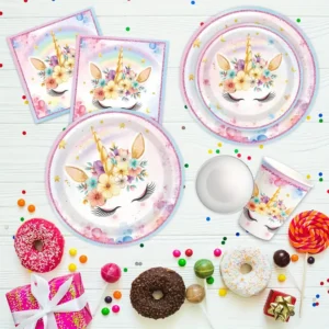 Ükssarviku peokomplekt – 50 osa