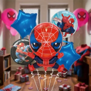 Lustakas Spiderman’i Õhupallikomplekt – Superkangelane Su Peol!