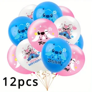 Stitch sünnipäevapeo õhupallikomplekt – 12 tk