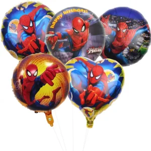 SpiderMan fooliumõhupallid – 6 tk