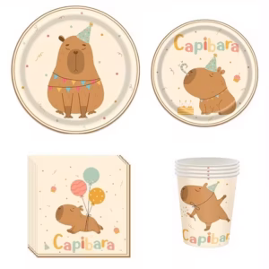 Capybara sünnipäevapeo komplekt 50 tk