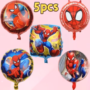 Spider-Man fooliumõhupallide komplekt 5 tk
