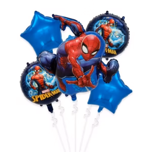 Spider-Man fooliumõhupallide komplekt - 5tk