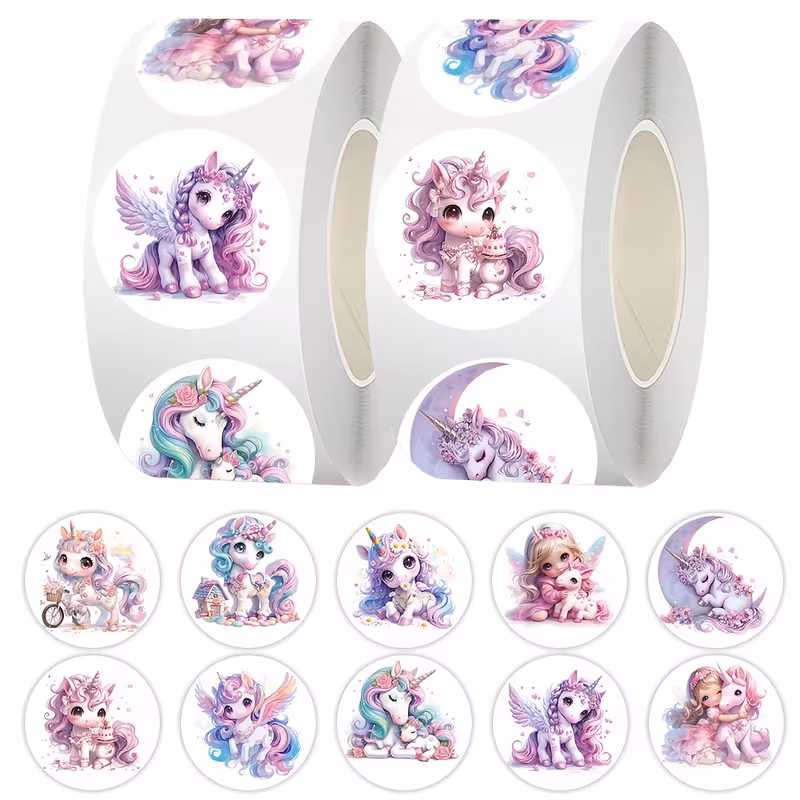 500-üksarvikute kleebised 500 üksarvikute kleebised