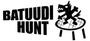 Batuudihunt valge taustaga