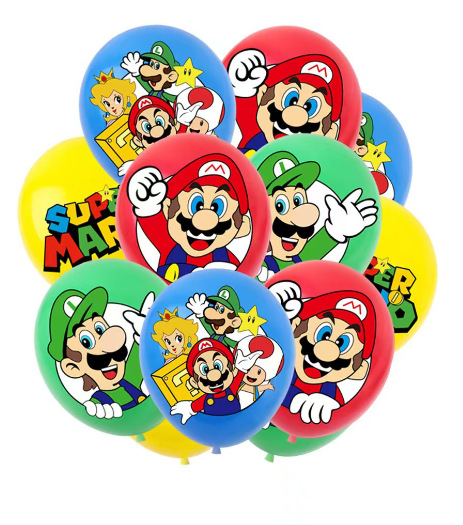 Mario õhupallid tootepilt 12 tk